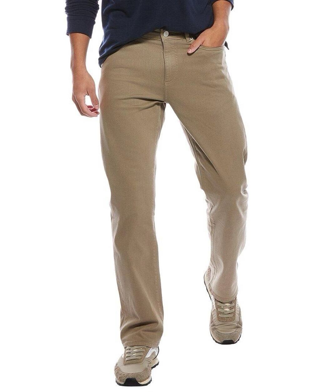 DL1961 Avery Modern Straight Jeans Men’s 35x30 Taupe brown Stretch Denim